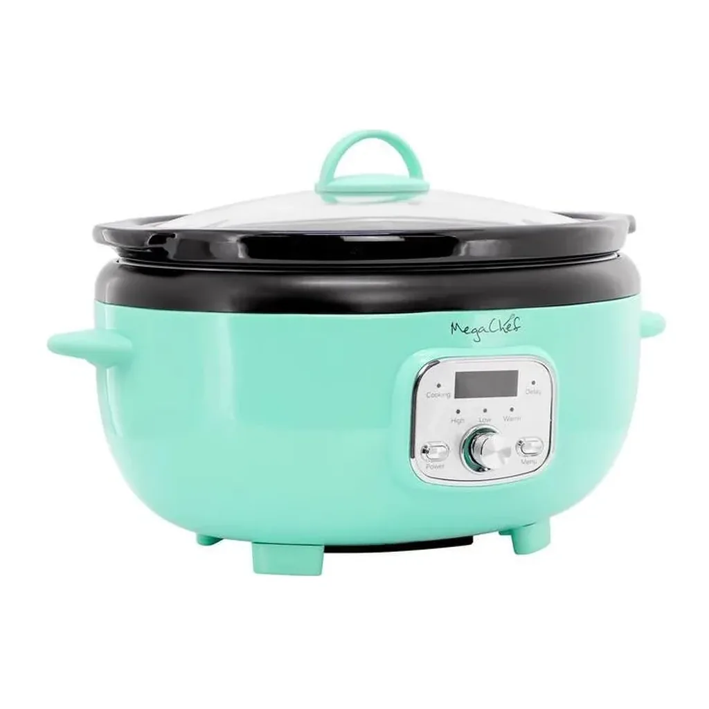 EditionSANI-310122482M-12574535-06 MegaChef 6.9-Quart Oval Digital Slow Cooker