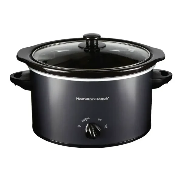 EditionSANI-33231-12911638-01 Hamilton Beach 33231 3 Quart Slow Cooker - Matte Black