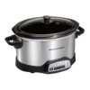 Hamilton Beach - 4 Quart Programmable Slow Cooker - Silver – product image 1 Hamilton Beach - 4 Quart Programmable Slow Cooker - Silver – product view 1