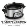 Hamilton Beach - FlexCook 6 Qt Digital Slow Cooker - Silver – product image 2 Hamilton Beach - FlexCook 6 Qt Digital Slow Cooker - Silver – product view 2
