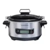 Hamilton Beach - Temp Tracker 6 Qt Digital Slow Cooker - Stainless Steel – product image 1 Hamilton Beach - Temp Tracker 6 Qt Digital Slow Cooker - Stainless Steel – product view 1
