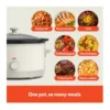 Bella - 6-qt. Manual Slow Cooker - Oatmilk – product image 5 Bella - 6-qt. Manual Slow Cooker - Oatmilk – product view 5