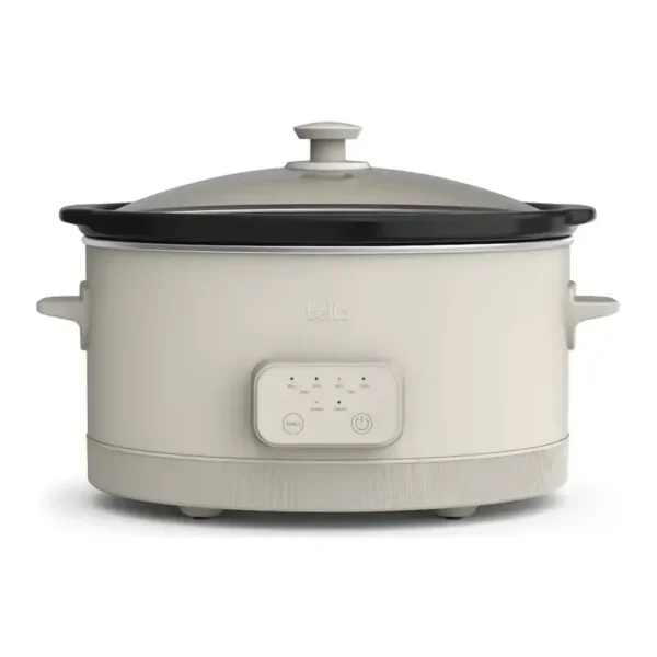 Bella - 6-qt. Programmable Slow Cooker - Oatmilk – product image 1 Bella - 6-qt. Programmable Slow Cooker - Oatmilk – product view 1