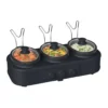 Bella - SAVOR Triple 1.5-qt. Slow Cooker - Slate – product image 1 Bella - SAVOR Triple 1.5-qt. Slow Cooker - Slate – product view 1