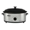 Nesco - 6-Qt 750-Watt Roaster with Porcelain Cookwell - Silver – product image 1 Nesco - 6-Qt 750-Watt Roaster with Porcelain Cookwell - Silver – product view 1