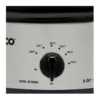 Nesco - 6-Qt 750-Watt Roaster with Porcelain Cookwell - Silver – product image 4 Nesco - 6-Qt 750-Watt Roaster with Porcelain Cookwell - Silver – product view 4