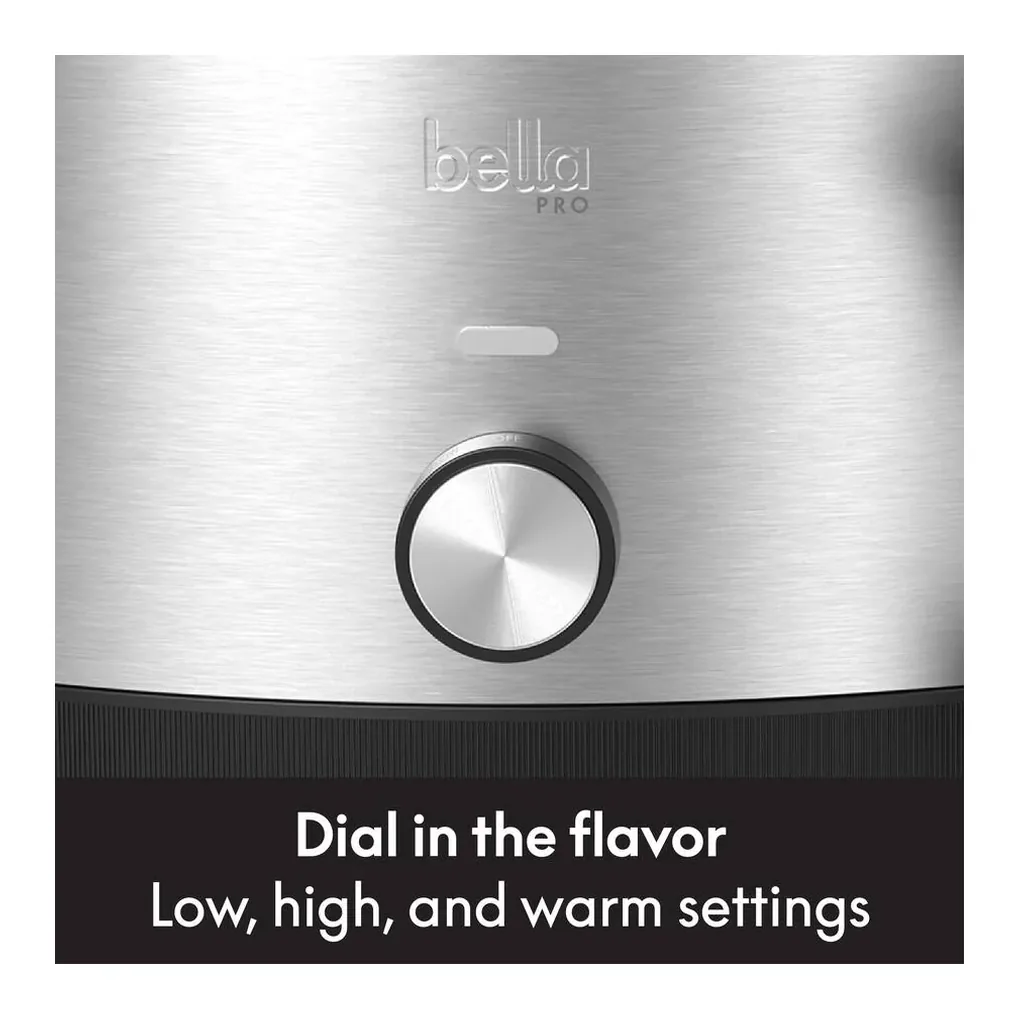EditionSANI-90294-6674422-04 bella PRO 90294 6-qt. & 2-qt. Slow Cooker Duo - Stainless Steel