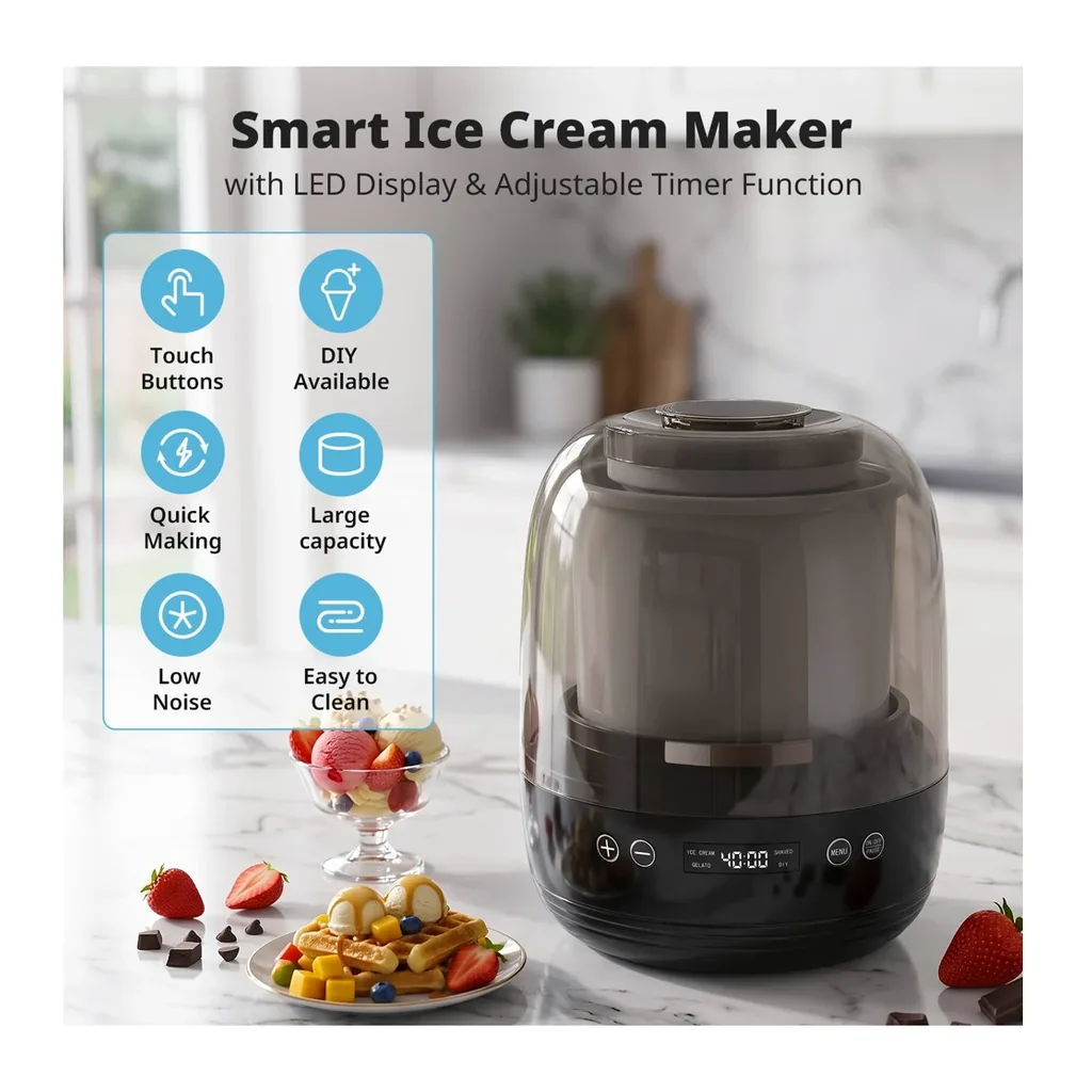 EditionSANI-AIRMSEN-ADS-CE530-13119726-02 AIRMSEN ADS-CE530 2.1-Qt. Ice Cream Maker – Black