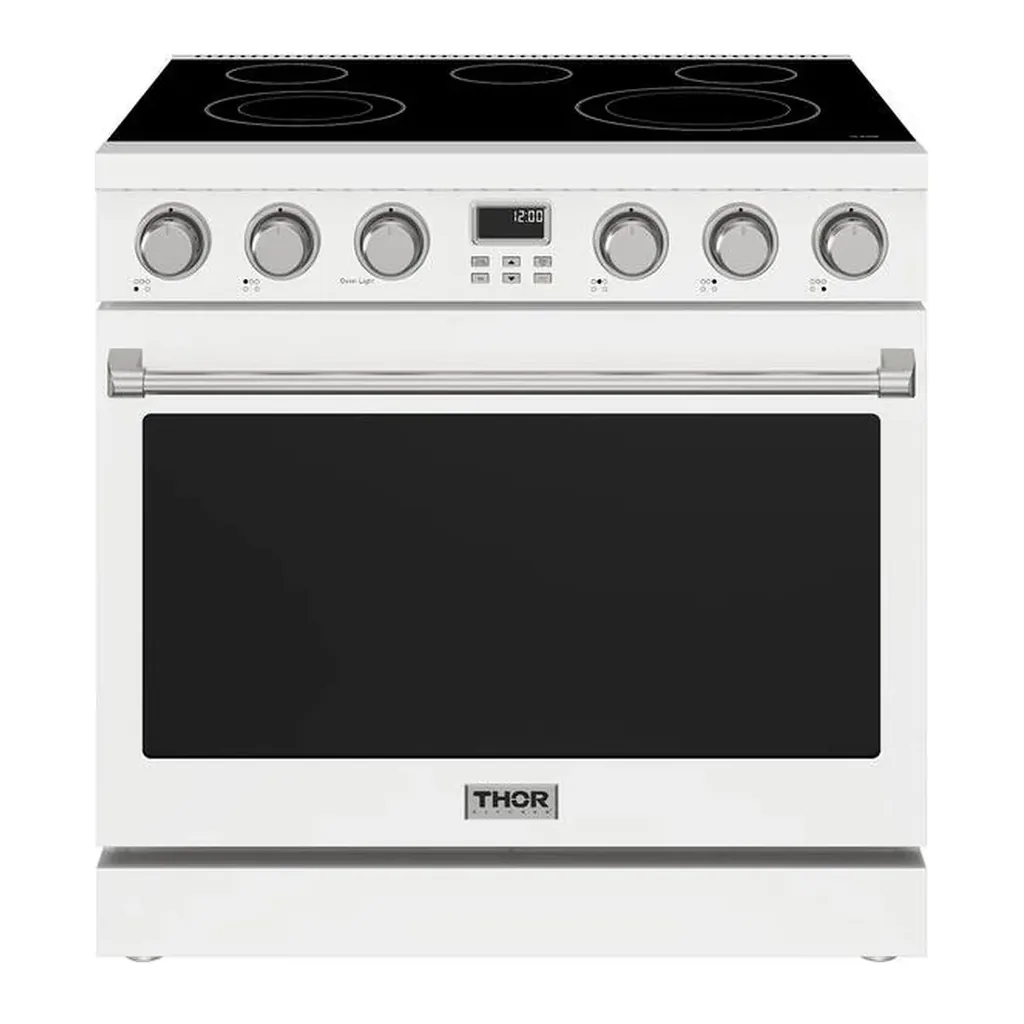 EditionSANI-ARE36W-6681305-01 Thor Kitchen ARE36W - 6.0 Cu. Ft. Freestanding Electric Convection Range - Matte White