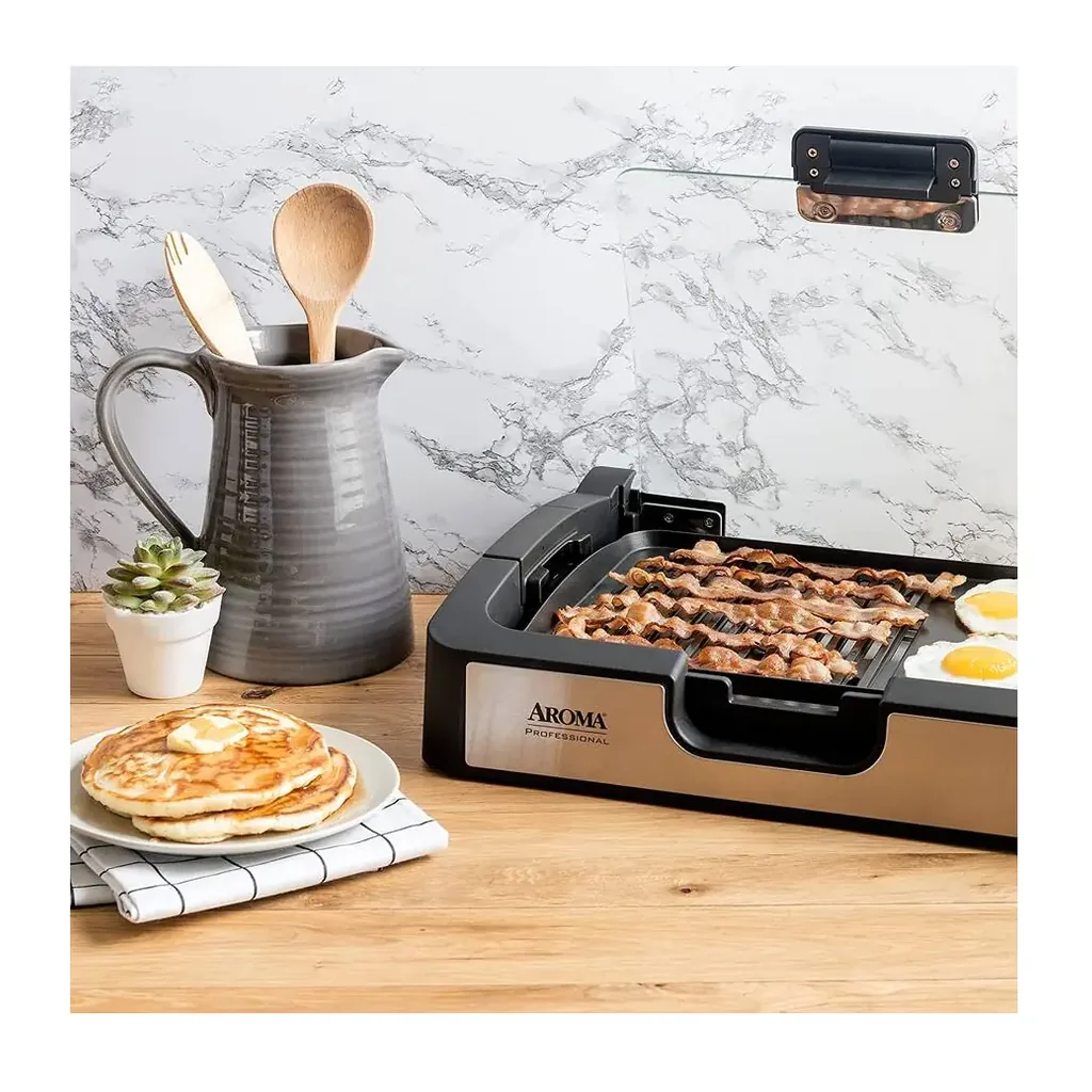 EditionSANI-AROMA-AHG-2620-10361532-06 AROMA AHG-2620 Smokeless Indoor Electric Grill