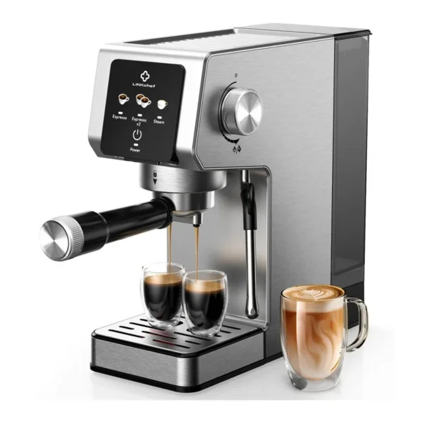 EditionSANI-Anysun-AS-HCEMM14010-K0-12854216-01 Anysun 20-Bar Espresso Machine with Milk Frother – Black