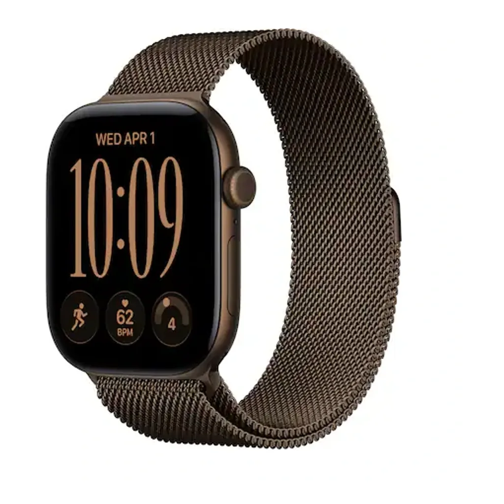 EditionSANI-Apple-Watch-Series-12-GPS-Cellular-46mm-Aluminum-Case-with-Dark-Bronze-Milanese-Loop-Dark-Bronze-2026 Apple Watch Series 12 46mm Aluminum — GPS + Cellular (2026)