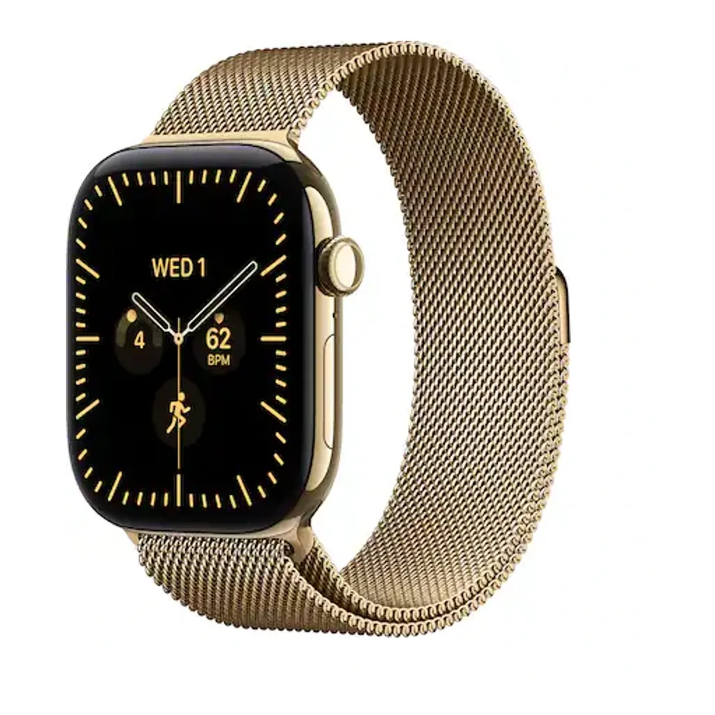 EditionSANI-Apple-Watch-Series-12-GPS-Cellular-46mm-Titanium-Case-with-Radiant-Gold-Milanese-Loop-Radiant-Gold-2026 Apple Watch Series 12 46mm Titanium — GPS + Cellular (2026)