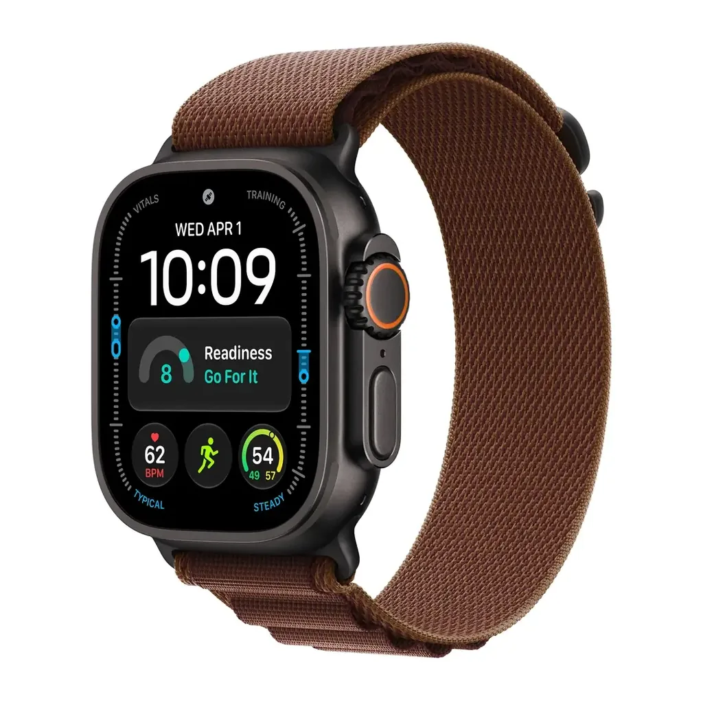 EditionSANI-Apple-Watch-Ultra-4-49mm-Black-Burgundy-Alpine-Loop Apple Watch Ultra 4 49mm Titanium GPS + Cellular (2026)