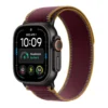 EditionSANI-Apple-Watch-Ultra-4-49mm-Black-Burgundy-Trail-Loop Apple Watch Ultra 4 49mm Titanium GPS + Cellular (2026)