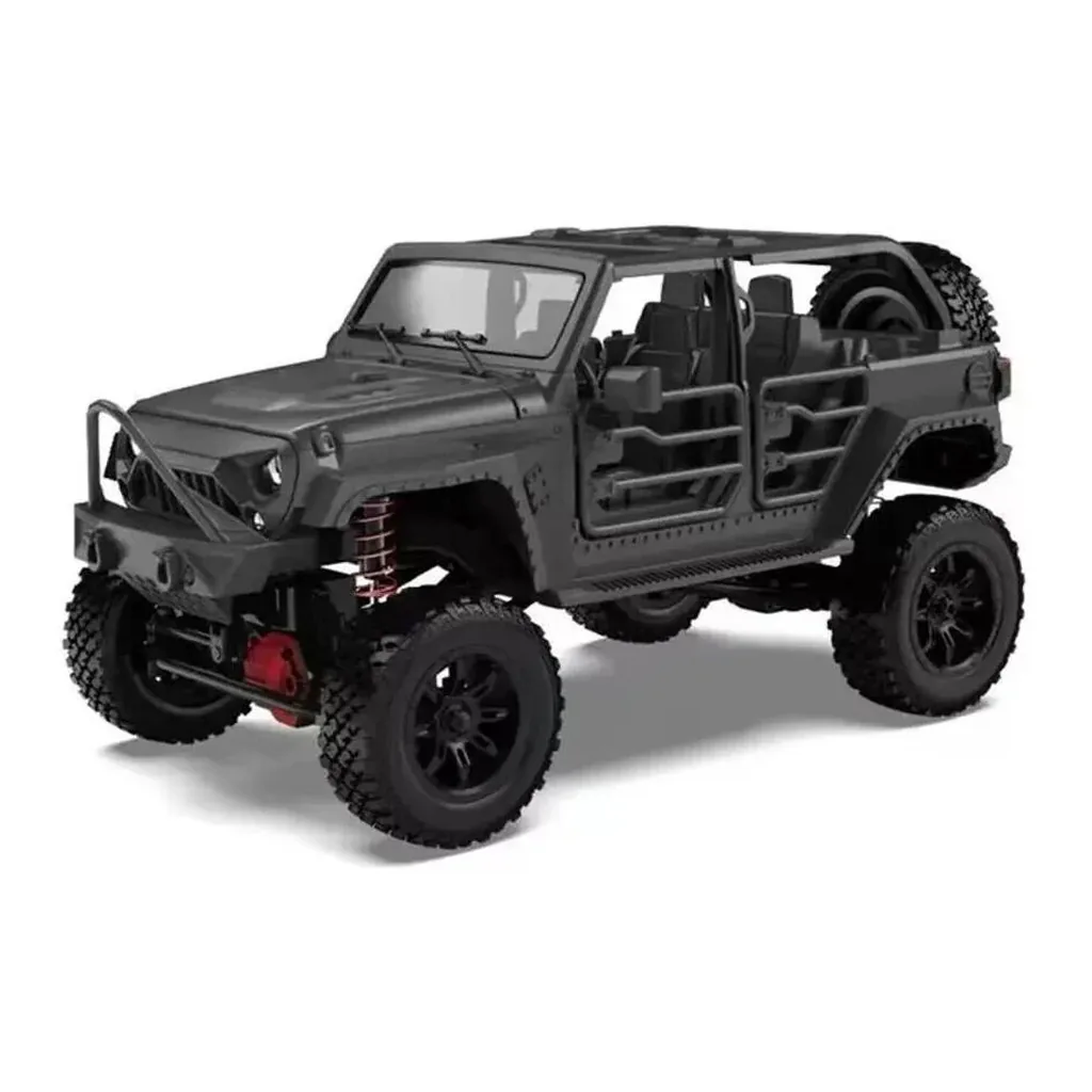 EditionSANI-Azeon-ML-315328-02 Azeon MNRC MN128 1/12 4WD RC Jeep Crawler, Black