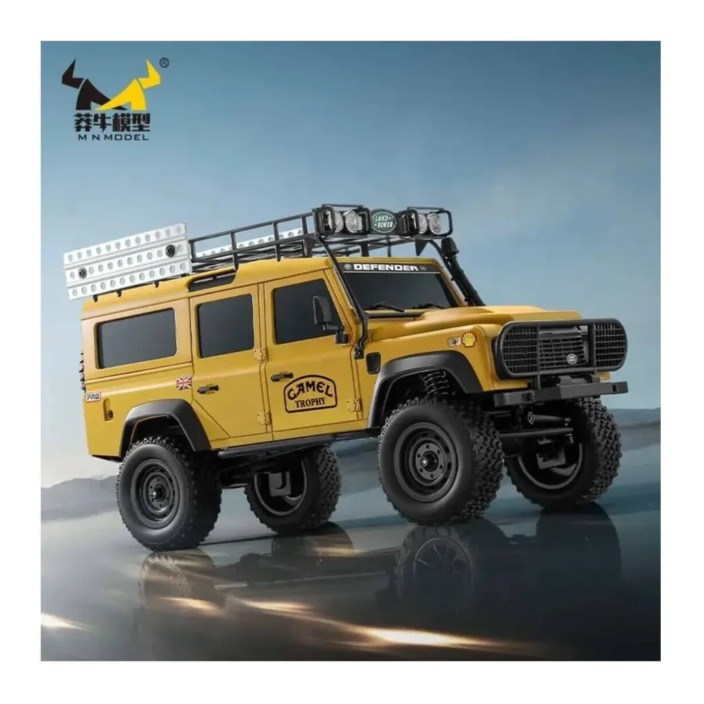 EditionSANI-Azeon-ML-315331-02 Azeon MN-111C 1/18 4WD RC Defender Crawler, Yellow