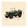 EditionSANI-Azeon-ML-315341-03 Azeon JJRC C8815 1/12 4WD Willys-Style RC Truck, Green