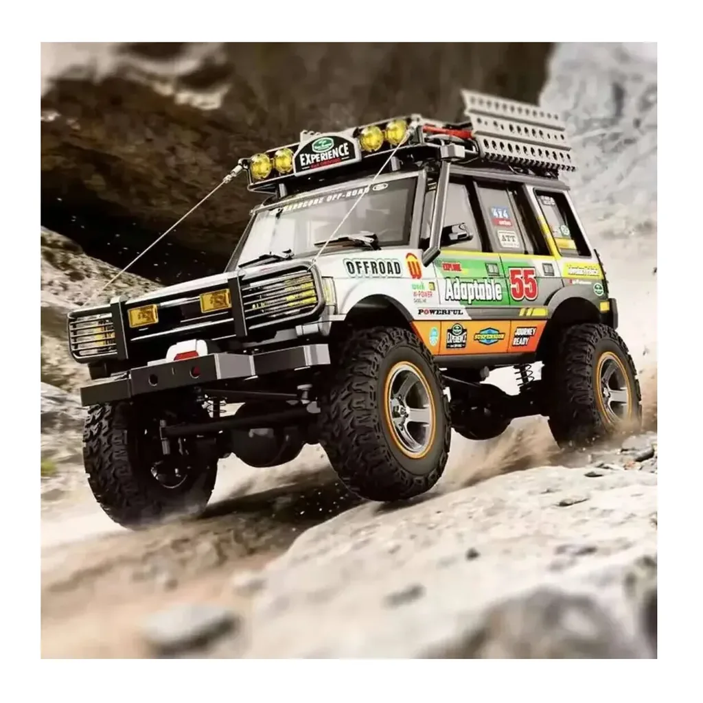 EditionSANI-Azeon-ML-315353-03 Azeon JXC LR1801 1/18 4WD RC Rock Crawler, Multicolor