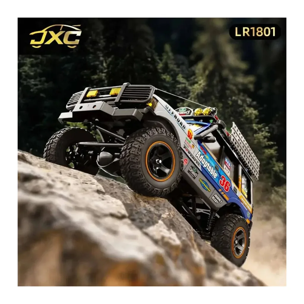 EditionSANI-Azeon-ML-315353-04 Azeon JXC LR1801 1/18 4WD RC Rock Crawler, Multicolor