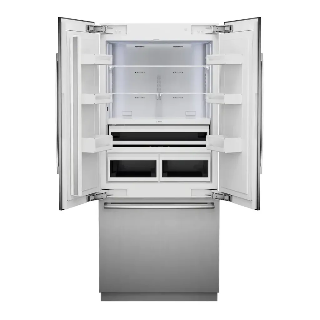 EditionSANI-B36BT130NS-6640748-04 Bosch B36BT130NS - Benchmark Series 36 in. Wide 20.1 Cu. Ft. French Door Bottom Freezer Built-in Smart Refrigerator - Stainless Steel