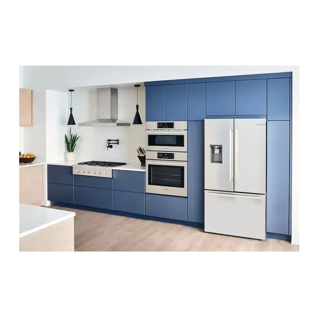 EditionSANI-B36CD52SNS-6608176-04 Bosch B36CD52SNS - 500 Series 36 in. Wide 21.6 Cu. Ft. French Door Bottom Freezer Counter-Depth Smart Refrigerator with External Water - Stainless Steel