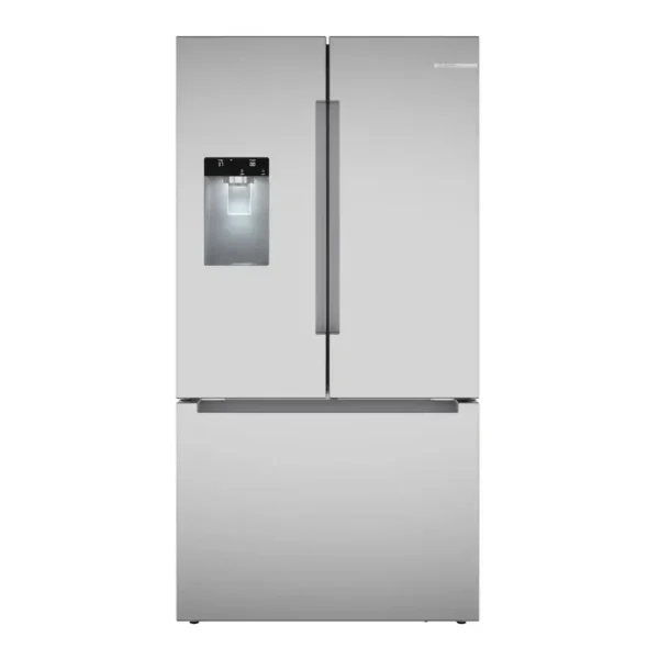 EditionSANI-B36FD10ENS-6590343-01 Bosch - 100 Series 36 in. Wide 26 Cu. Ft. French Door Bottom Freezer Smart Refrigerator with External Ice and Water - Stainless Steel