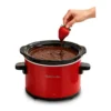 EditionSANI-BC-2555R-11416406-01 Betty Crocker 0.7-Quart Mini Slow Cooker, Electric Simmer Pot for Fondue with Removable Stoneware Crock, Cool Touch Handles, BC-2555R - Red