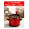 EditionSANI-BC-2555R-11416406-02 Betty Crocker 0.7-Quart Mini Slow Cooker, Electric Simmer Pot for Fondue with Removable Stoneware Crock, Cool Touch Handles, BC-2555R - Red