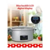 EditionSANI-BC-4587S-10288877-03 Betty Crocker 6-Quart Oval Digital Slow Cooker
