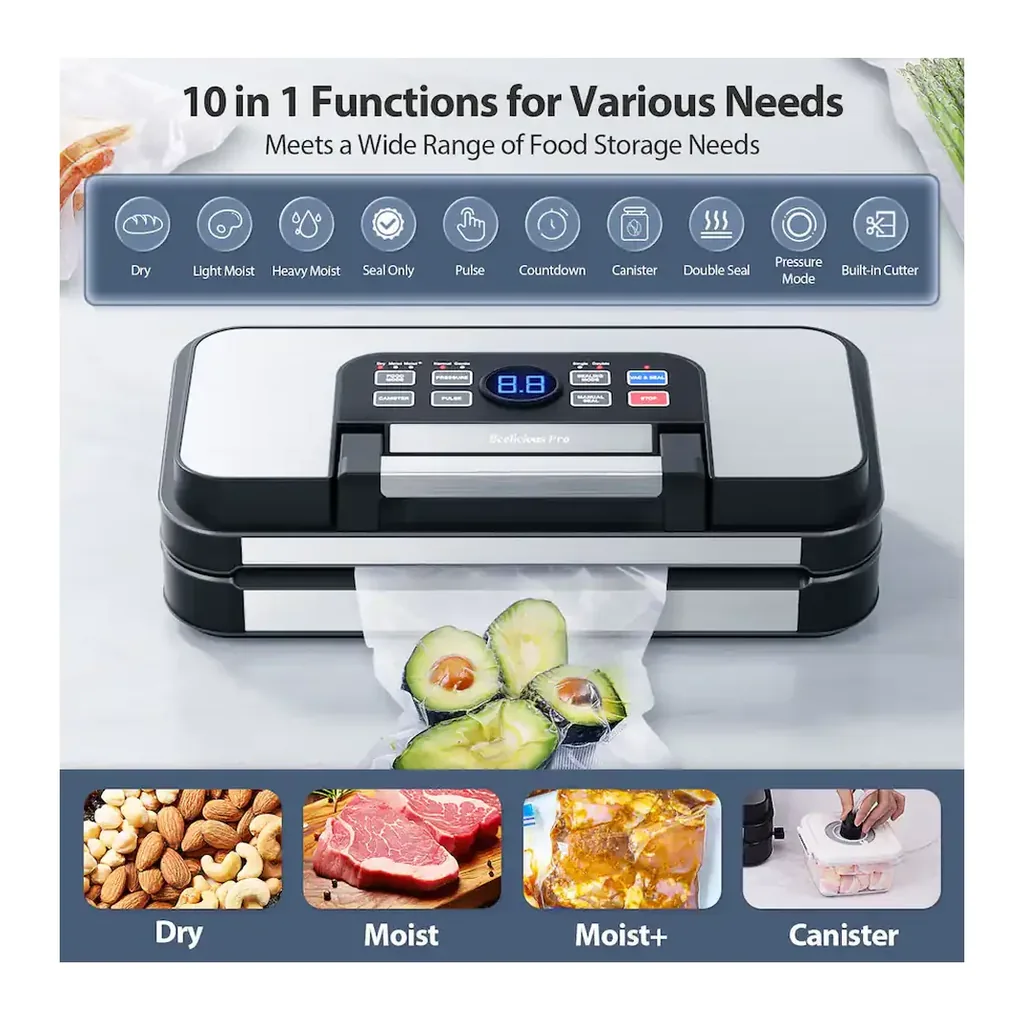 EditionSANI-Beelicous-95Kpa-Powerful-Precision-Pro-Vacuum-Sealer-with-Double-Heat-Seal-Double-Pump-Blue-10929289-02 Beelicous 95Kpa Powerful Precision Pro Vacuum Sealer with Double Heat Seal & Double Pump — Blue