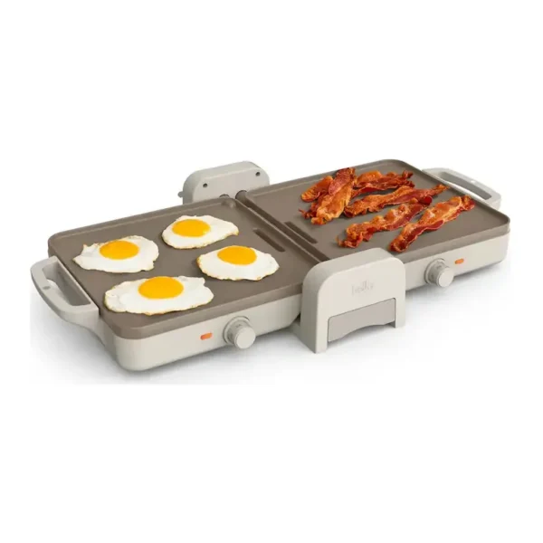 EditionSANI-Bella-35101-016A-6637321-01 Bella 10 x 20-Inch Fold & Store Dual-Temperature Electric Griddle