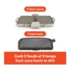 EditionSANI-Bella-35101-016A-6637321-03 Bella 10 x 20-Inch Fold & Store Dual-Temperature Electric Griddle