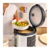 bella PRO 90226 - Vegetable steam tray in use bella PRO 90226 stainless steel 20-cup digital rice cooker - Vegetable steam tray in use