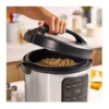 bella PRO 90226 - Hinged lid and cooking pot bella PRO 90226 stainless steel 20-cup digital rice cooker - Hinged lid and cooking pot