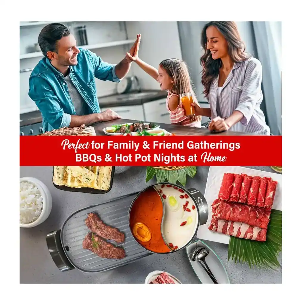 EditionSANI-Brentwood-SK-71BK-11082912-03 Brentwood SK-71BK 2-Quart Hot Pot and Korean BBQ Grill