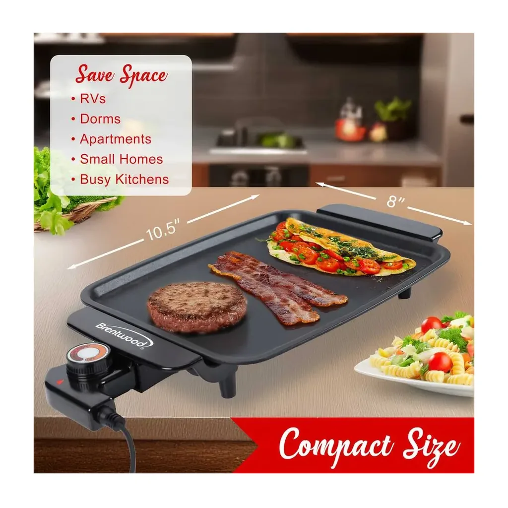 EditionSANI-Brentwood-TS-810-12164388-04 Brentwood TS-810 12 x 10-Inch Ceramic Electric Griddle