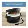 EditionSANI-CPSCVO70LL-MS-12803878-04 Crockpot CPSCVO70LL-MS Crock Pot 7 Quart Oval Electric Programmable Slow Cooker With Thermal Bag - Oatmilk Cream