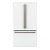 EditionSANI-CWE23SP4MW2-6286368-01 Café CWE23SP4MW2 - 36 in. Wide 23.1 Cu. Ft. French Door Counter-Depth Smart Refrigerator with Internal Water Dispenser - Matte White