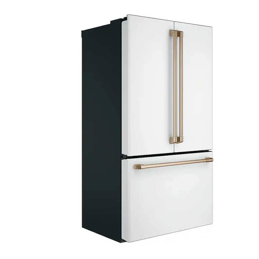 EditionSANI-CWE23SP4MW2-6286368-02 Café CWE23SP4MW2 - 36 in. Wide 23.1 Cu. Ft. French Door Counter-Depth Smart Refrigerator with Internal Water Dispenser - Matte White