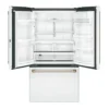 EditionSANI-CWE23SP4MW2-6286368-03 Café CWE23SP4MW2 - 36 in. Wide 23.1 Cu. Ft. French Door Counter-Depth Smart Refrigerator with Internal Water Dispenser - Matte White