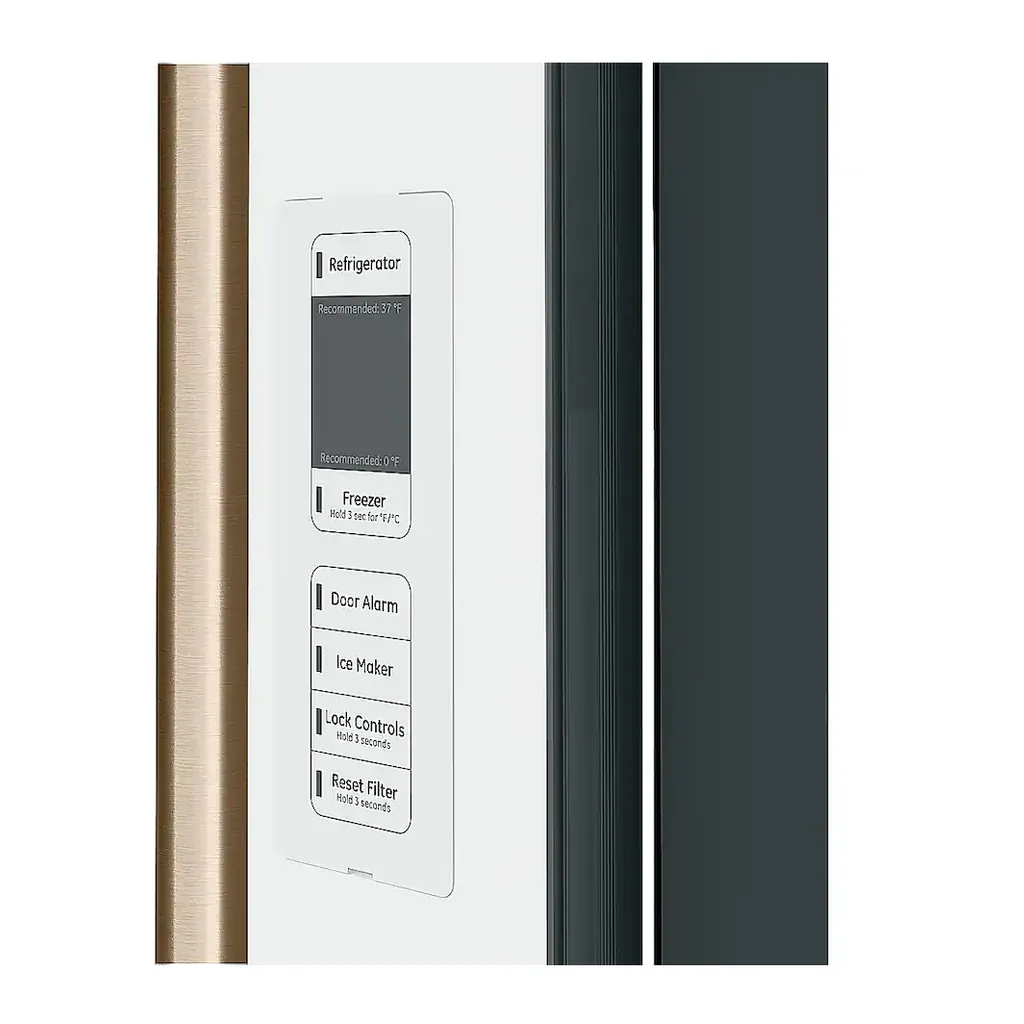 EditionSANI-CWE23SP4MW2-6286368-05 Café CWE23SP4MW2 - 36 in. Wide 23.1 Cu. Ft. French Door Counter-Depth Smart Refrigerator with Internal Water Dispenser - Matte White