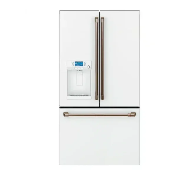 EditionSANI-CYE22TP4MW2-6286372-01 Café CYE22TP4MW2 - 36 in. Wide 22.2 Cu. Ft. French Door Counter-Depth Smart Refrigerator, Customizable - Matte White