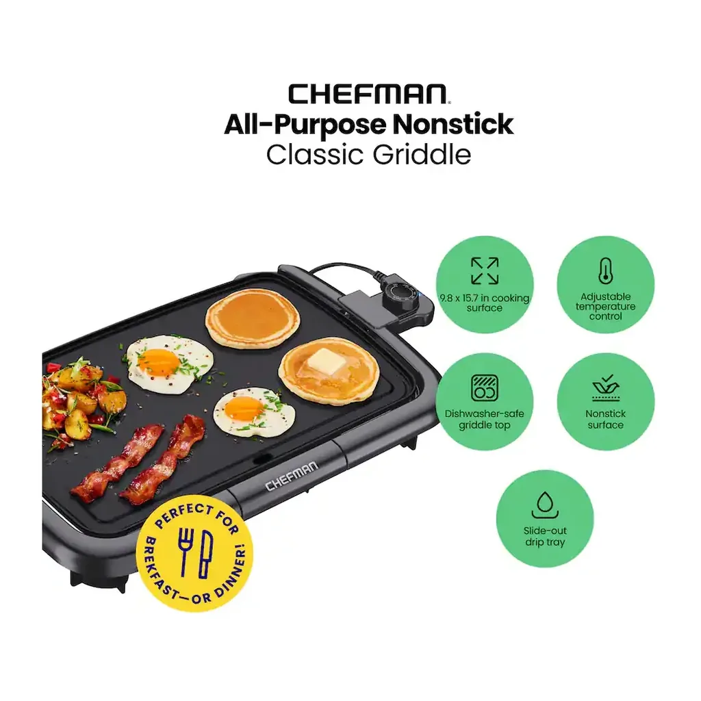 EditionSANI-Chefman-RJ23-SM-V3-11295811-02 Chefman RJ23-SM-V3 10 x 16-Inch Immersible Electric Griddle