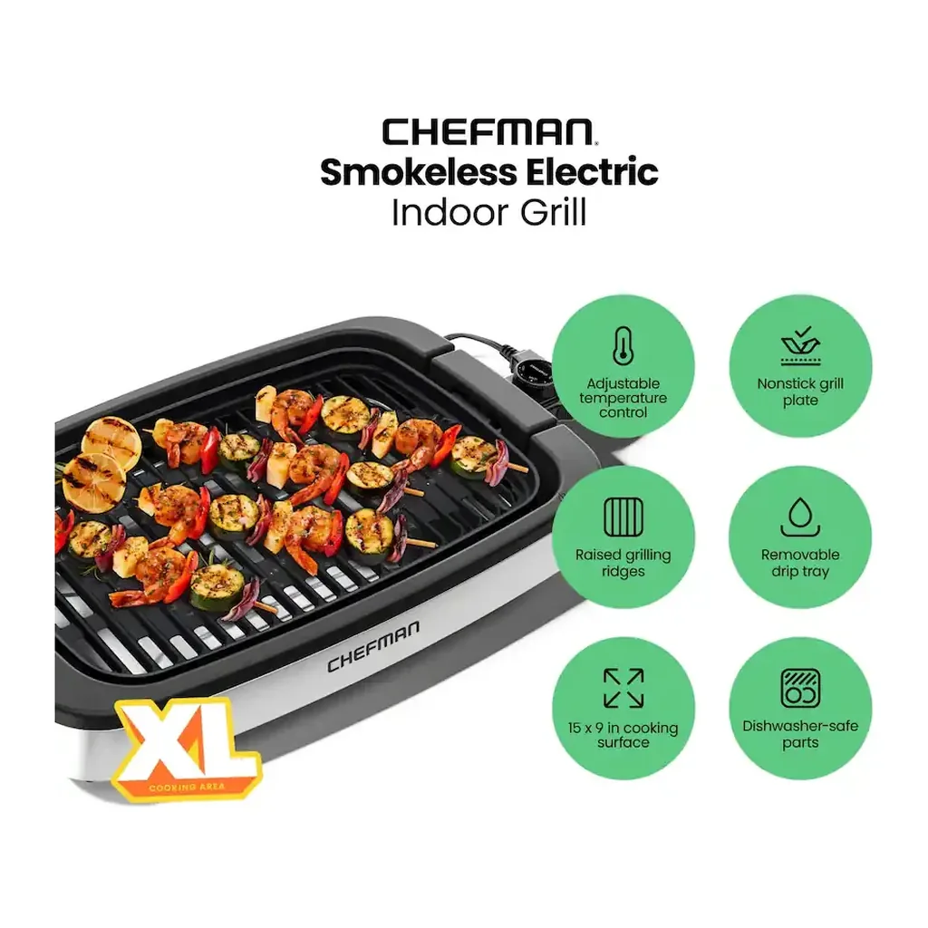 EditionSANI-Chefman-RJ23-SPG-SS-11295810-02 Chefman RJ23-SPG-SS Smokeless Indoor Electric Grill
