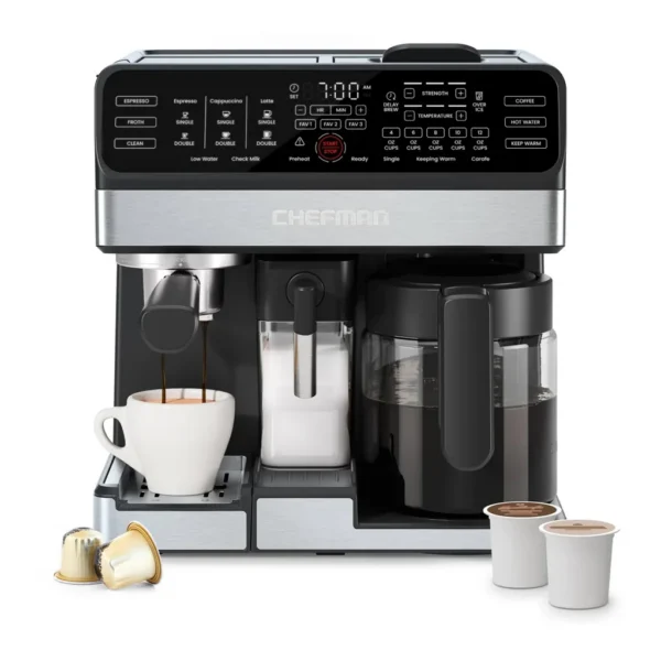 EditionSANI-Chefman-RJ54-CS-12747747-01 Chefman OmniBrew RJ54-CS Coffee and Espresso Station – Black
