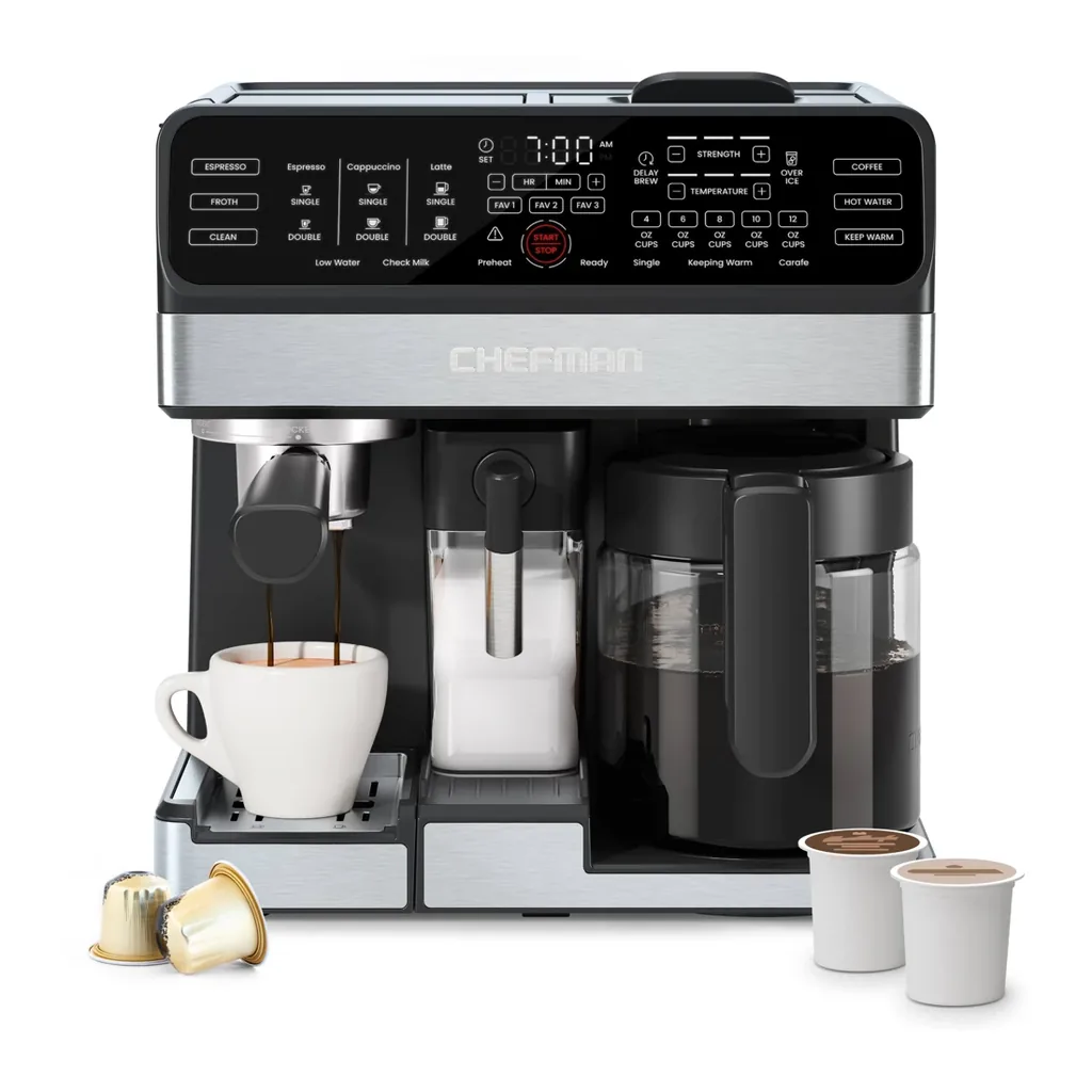 EditionSANI-Chefman-RJ54-CS-12747747-01 Chefman OmniBrew RJ54-CS Coffee and Espresso Station – Black