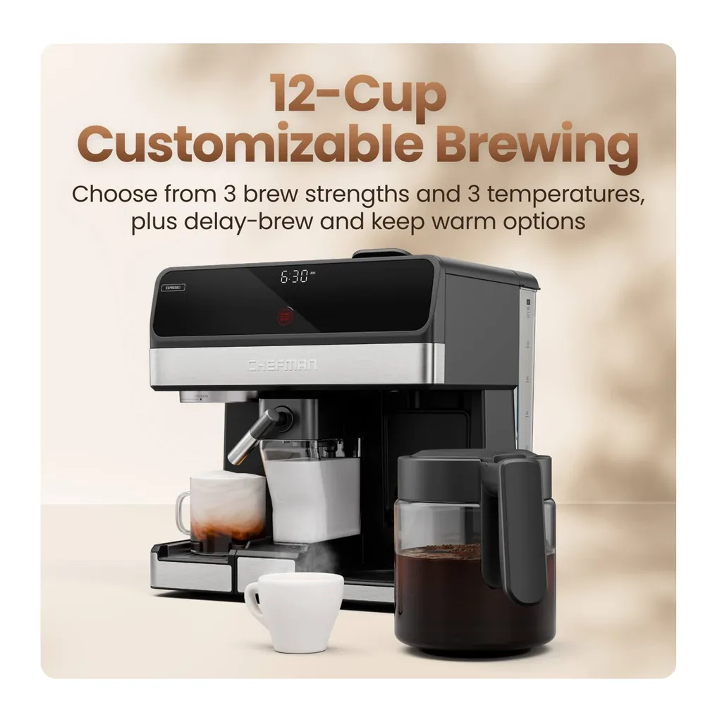 EditionSANI-Chefman-RJ54-CS-12747747-06 Chefman OmniBrew RJ54-CS Coffee and Espresso Station – Black