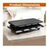 EditionSANI-Costway-HCST16102-12942279-03 Costway HCST16102 8-Person Raclette Grill with Reversible Plate