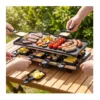 EditionSANI-Costway-HCST16102-12942279-05 Costway HCST16102 8-Person Raclette Grill with Reversible Plate